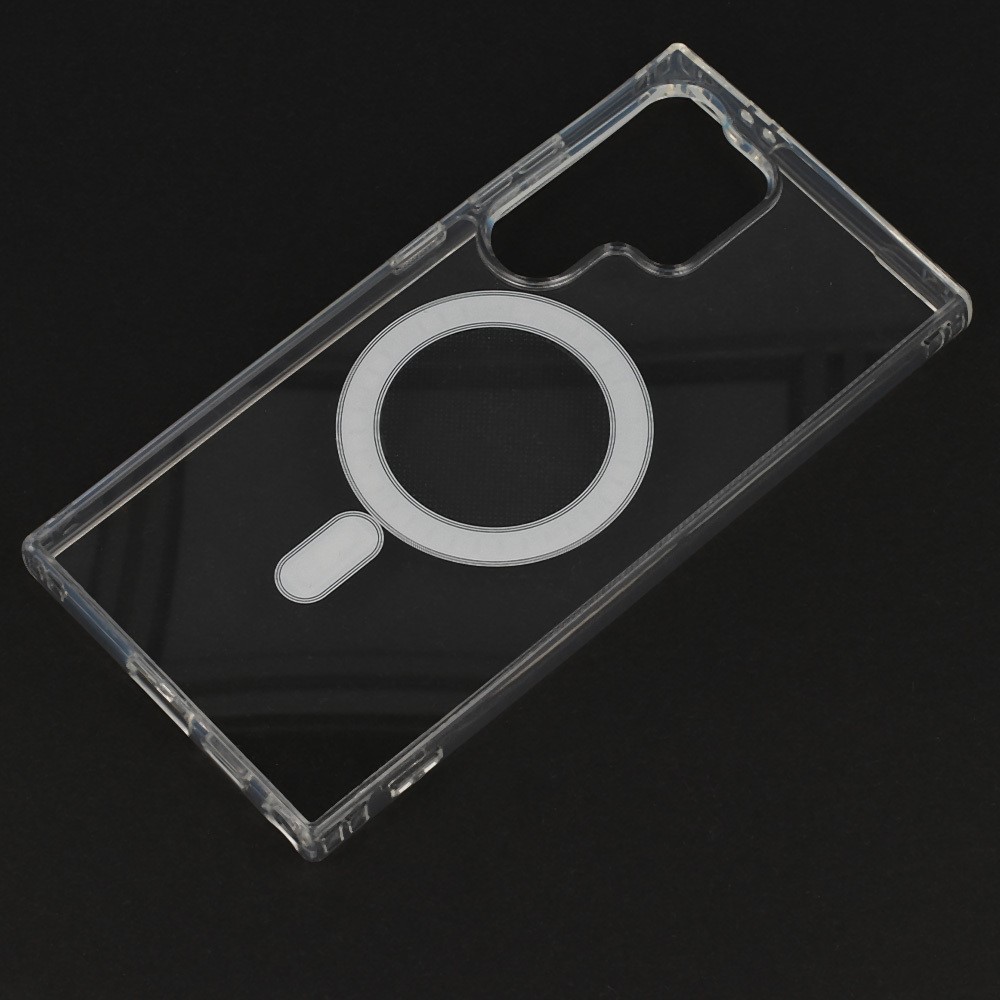 Husa Protectie Robusta MagSafe Transparenta Acril si TPU Samsung S23 Ultra - 2 | YEO